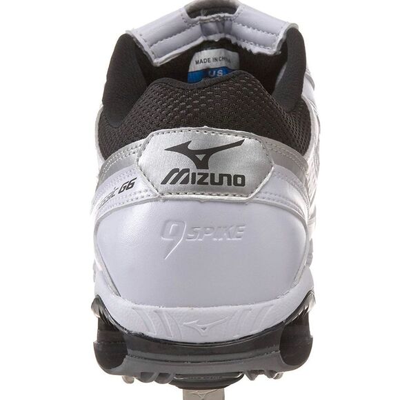 Mizuno Men's 9-Spike Classic G6 Low Switch white size 12.5 - Picture 2 of 5